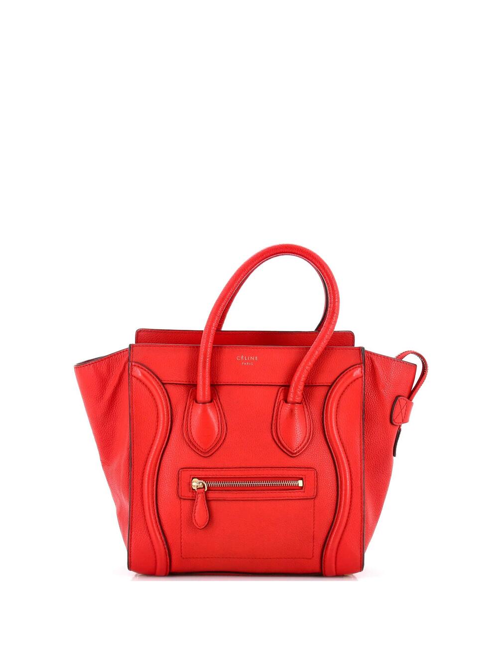 Celine Luggage Bag Grainy Leather Micro #243584C95B - Picture 1 of 9